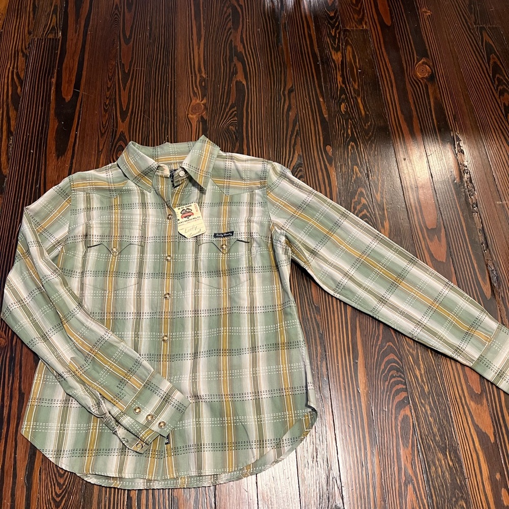 MGreen Plaid Shirt